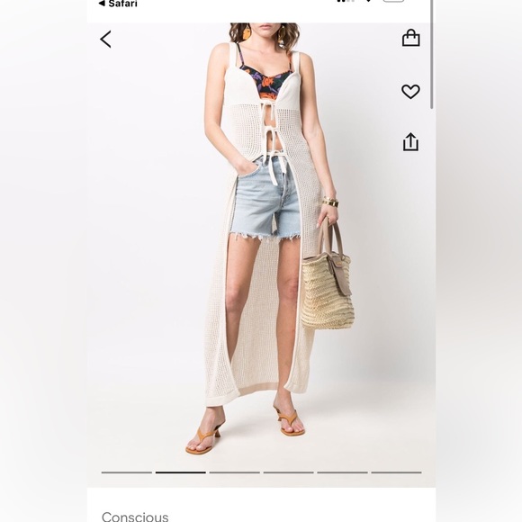 Nanushka knitted open dress - Picture 1 of 4